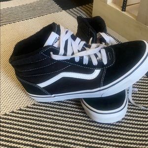 Vans leather hi top